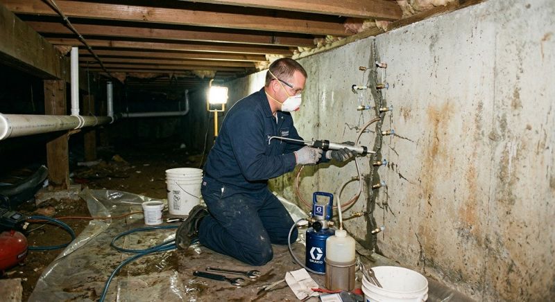 Basement Foundation Repair in Henrico County, VA