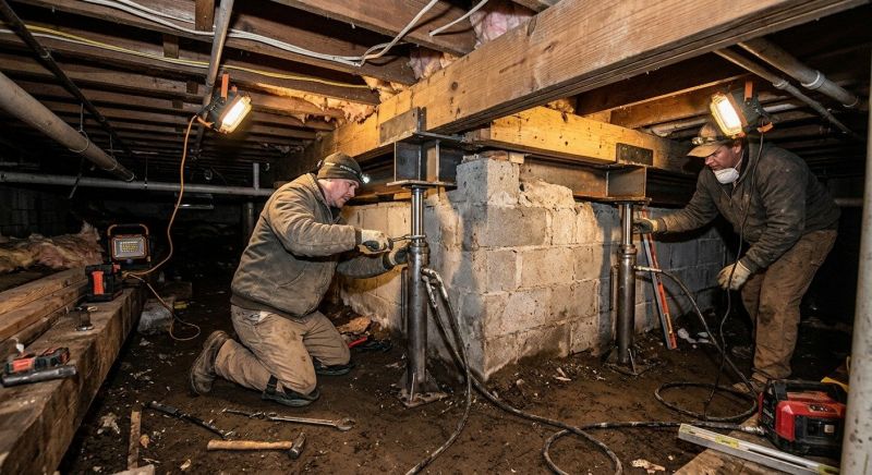 Basement Foundation Repair in Montpelier, VA