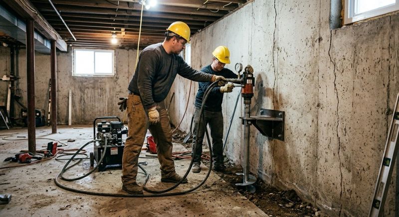 Basement Stabilization in Glen Allen, VA