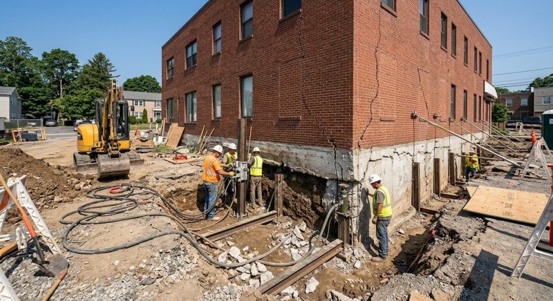 Building Foundation Repair in Aylett, VA