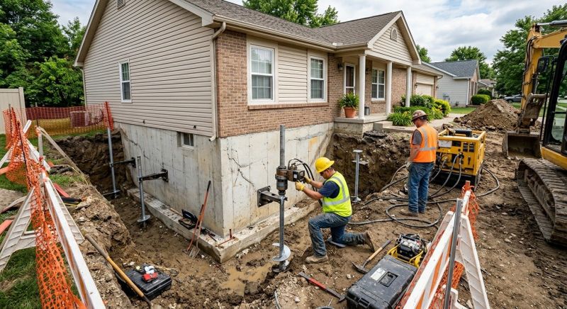 Building Foundation Repair in Aylett, VA