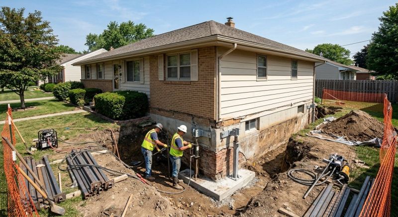 Building Foundation Repair in Mechanicsville, VA