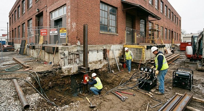 Building Foundation Repair in Powhatan, VA