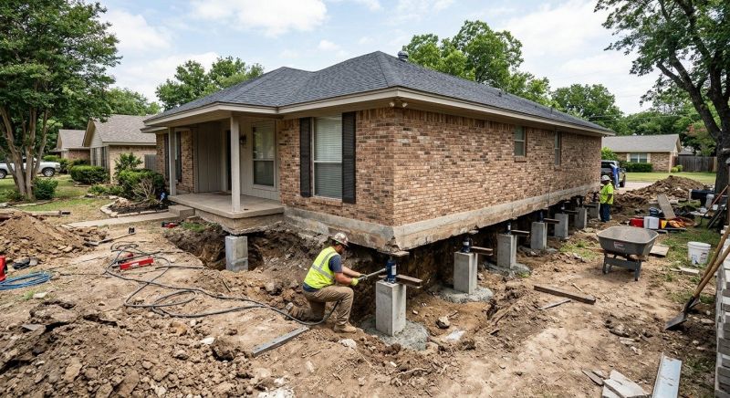 Concrete Foundation Leveling in Goochland County, VA