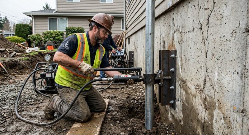 Concrete Foundation Leveling in New Kent County, VA
