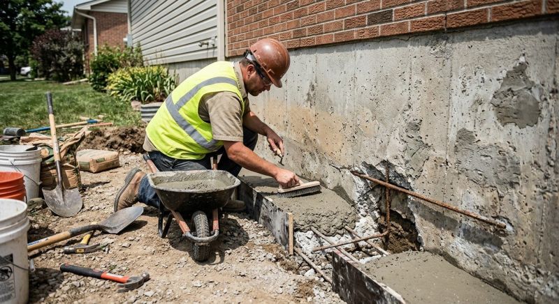 Concrete Foundation Repair in Chesterfield County, VA
