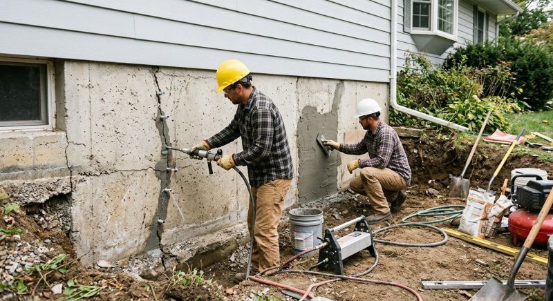Concrete Foundation Repair in Chesterfield, VA