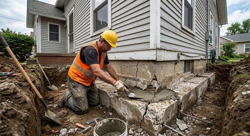 Concrete Foundation Repair in Hanover County, VA