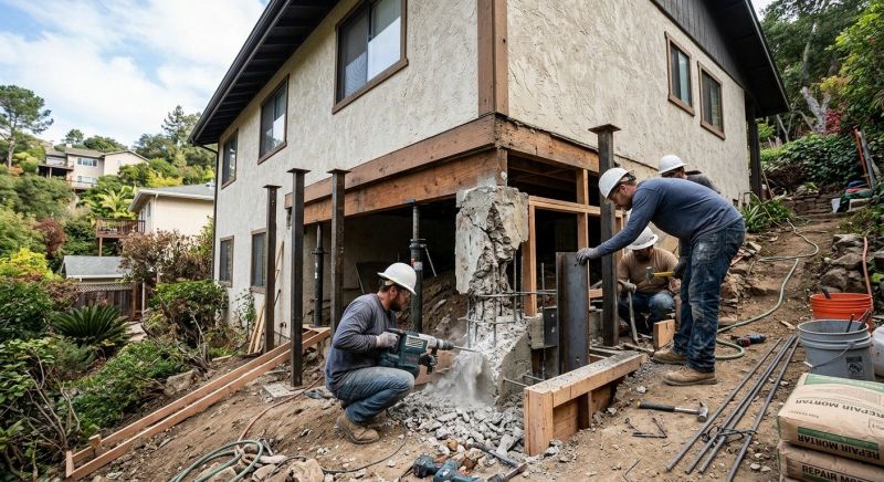 Concrete Foundation Repair in Montpelier, VA