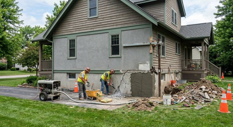 Concrete Foundation Repair in Quinton, VA