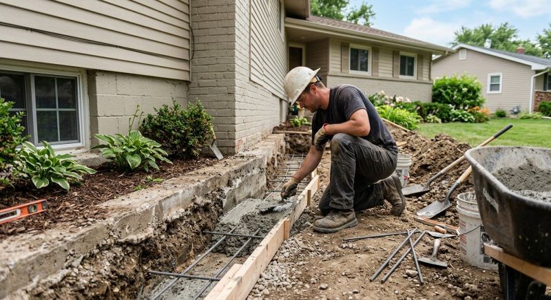 Concrete Foundation Repair in Richmond, VA