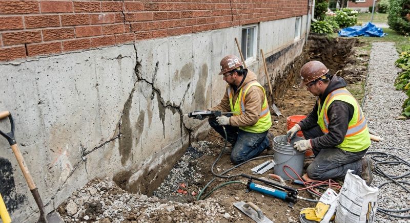 Cracked Foundation Repair in Glen Allen, VA