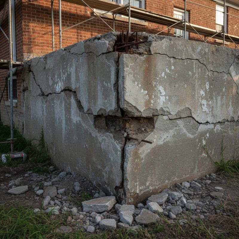Cracked Foundation Repair in New Kent County, VA