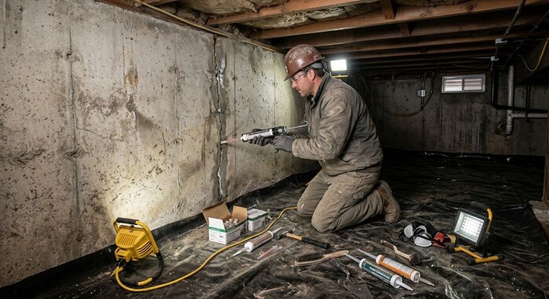 Cracked Foundation Repair in Powhatan, VA