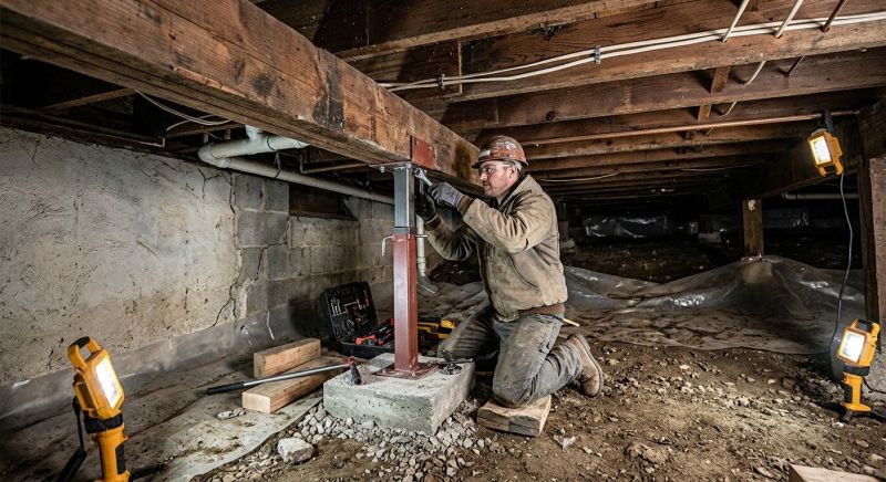 Crawlspace Foundation Repair in Mechanicsville, VA