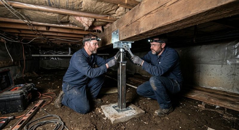 Crawlspace Foundation Repair in New Kent County, VA