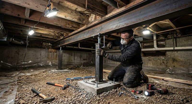 Crawlspace Structural Repair in Glen Allen, VA