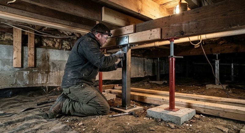 Crawlspace Structural Repair in Glen Allen, VA