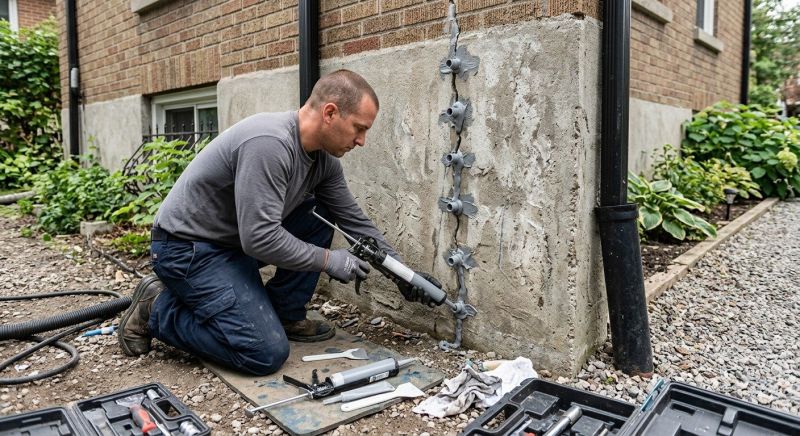 Foundation Crack Repair in Aylett, VA