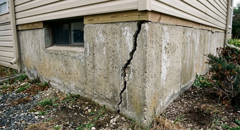 Foundation Crack Repair in Goochland County, VA