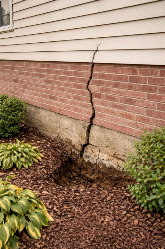 Foundation Crack Repair in Henrico County, VA