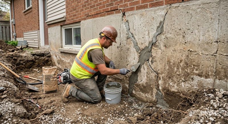 Foundation Crack Repair in Glen Allen, VA