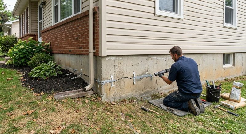 Foundation Crack Sealing in Glen Allen, VA