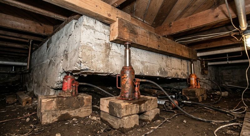 Foundation Jacking in Caroline County, VA