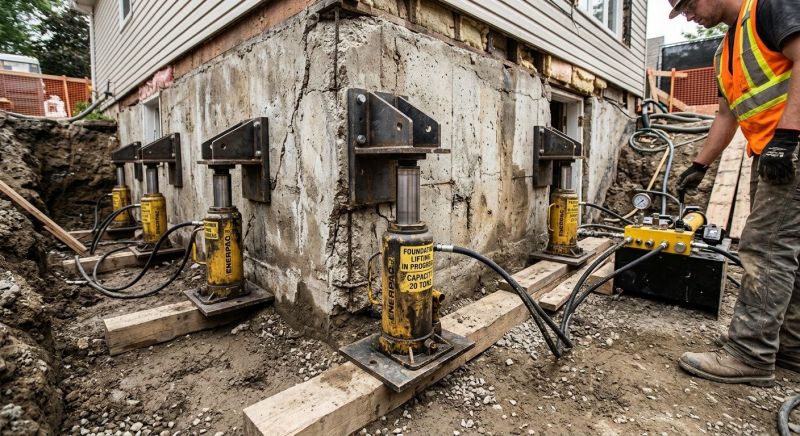 Foundation Jacking in Chesterfield County, VA