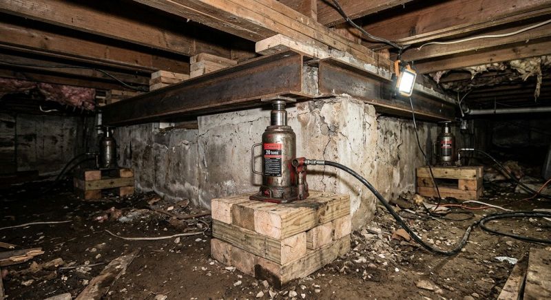 Foundation Jacking in Chesterfield, VA