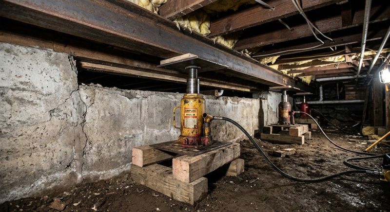 Foundation Jacking in Mechanicsville, VA