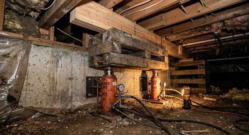 Foundation Jacking in Richmond, VA