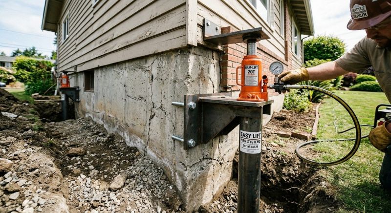 Foundation Lifting in Chester, VA