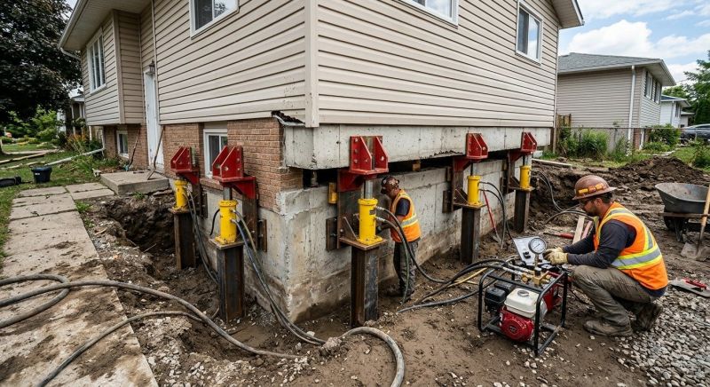 Foundation Lifting in Moseley, VA