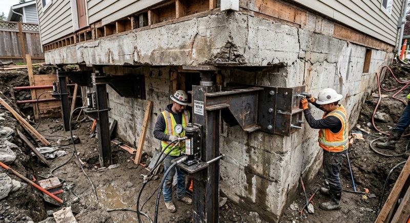 Foundation Lifting in Richmond, VA