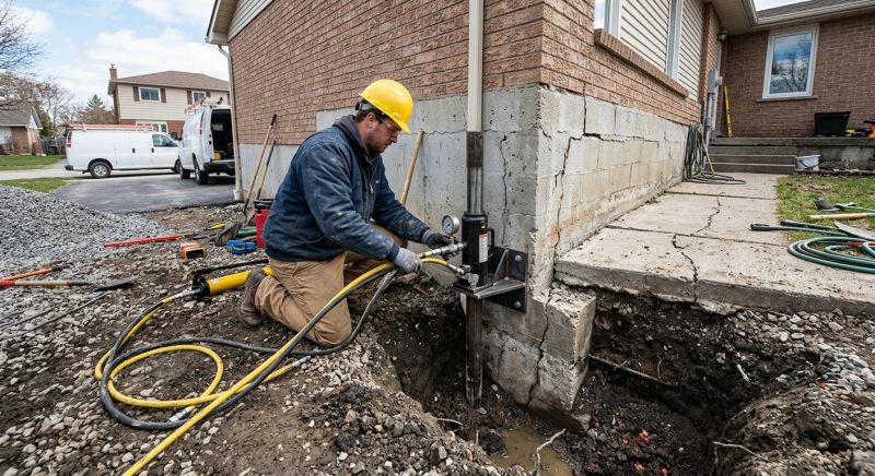 Foundation Settlement Repair in Glen Allen, VA