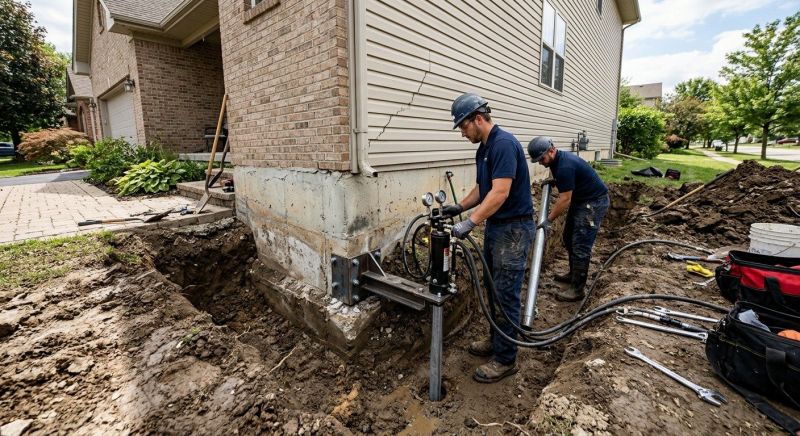Foundation Settlement Repair in Glen Allen, VA