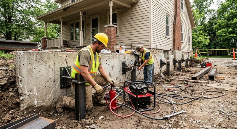 Foundation Stabilizing in Montpelier, VA