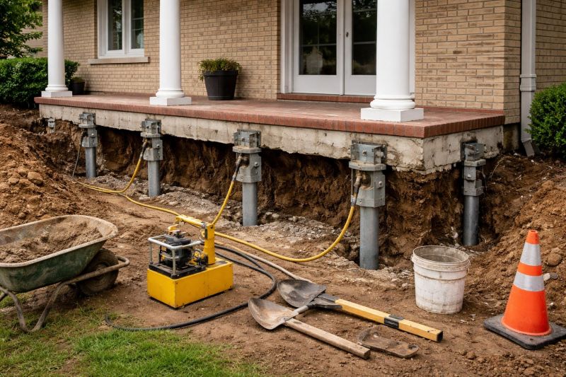 Foundation Stabilizing in Moseley, VA