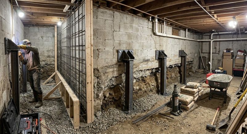 Foundation Stabilizing in Powhatan, VA
