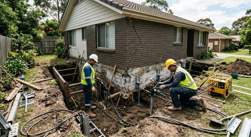 Foundation Stabilizing in Richmond, VA