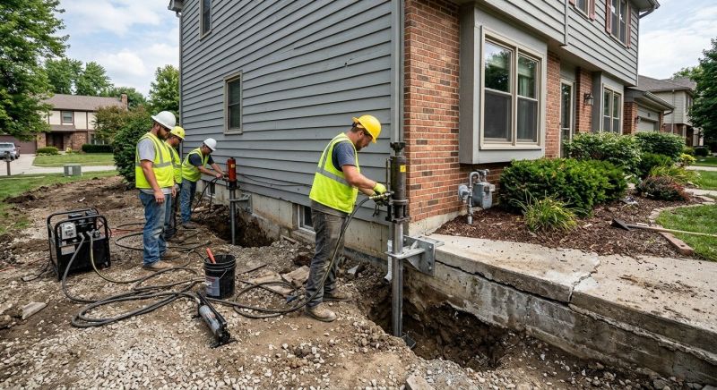 Foundation Stabilizing in Rockville, VA