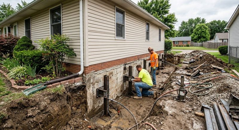 Foundation Stabilizing in Ruther Glen, VA