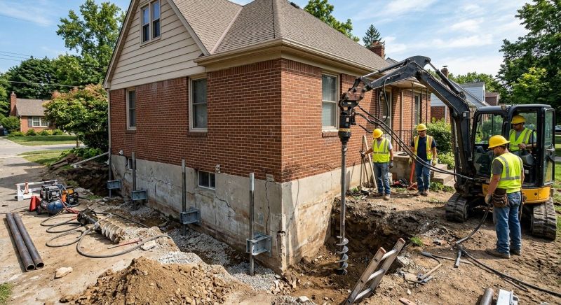 Foundation Stabilizing in Ruther Glen, VA