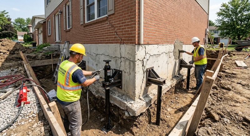 Foundation Structural Repair in Hanover County, VA