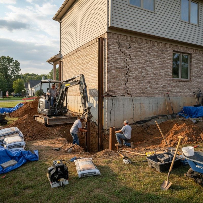Foundation Structural Repair in Quinton, VA