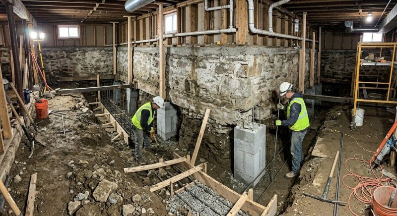 Foundation Underpinning in Glen Allen, VA