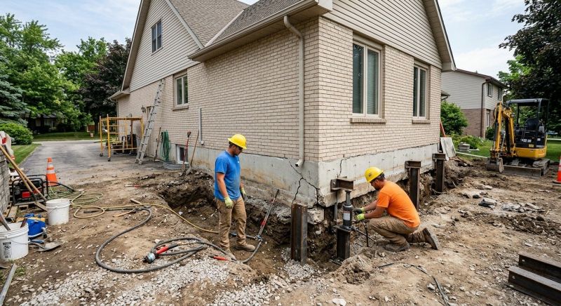 Helical Piers Installation in Glen Allen, VA