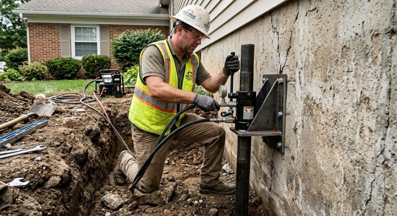 Home Foundation Leveling in Goochland County, VA