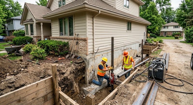Home Foundation Repair in Montpelier, VA